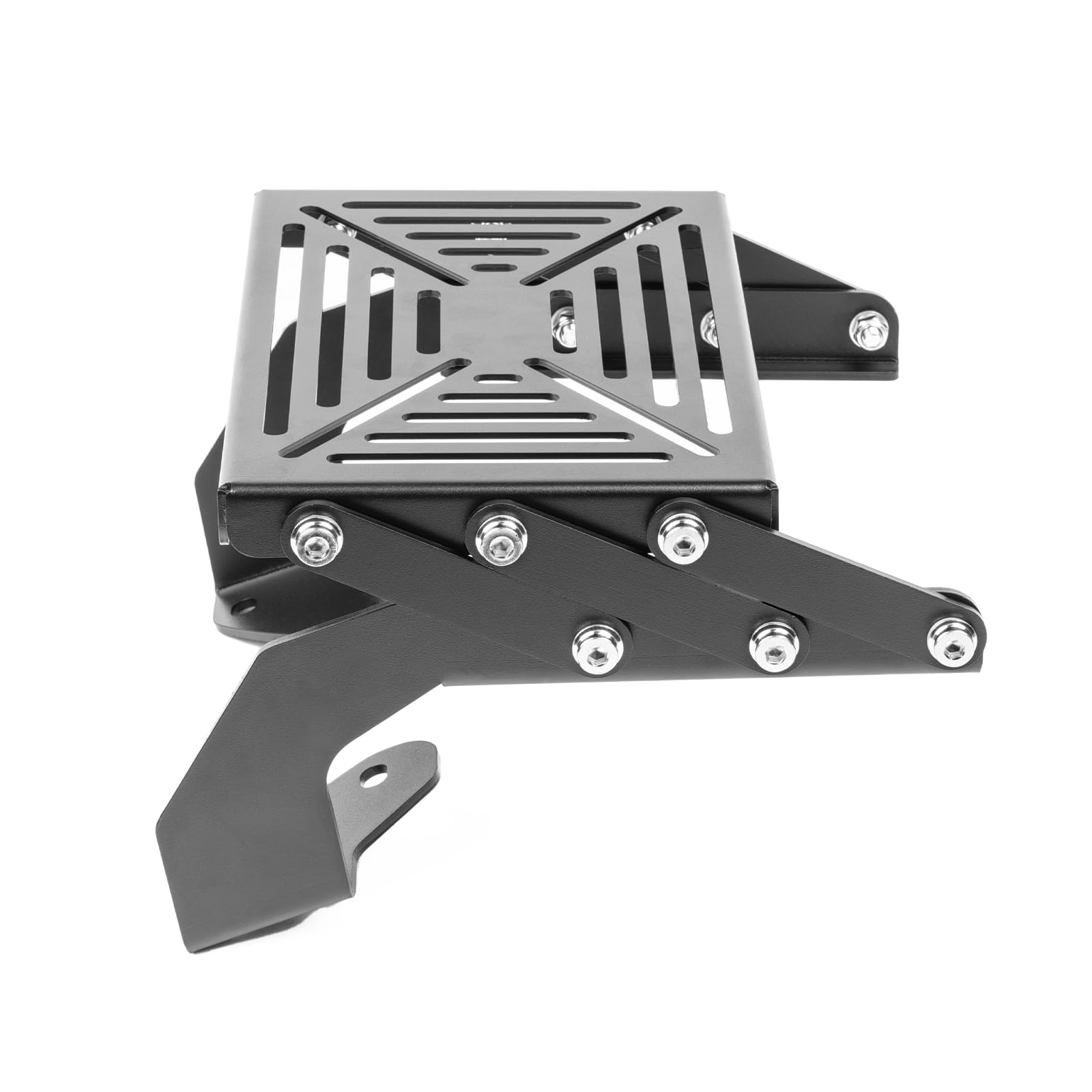 

Nextstage Rear Motorcycle Rear Box Adjustable Front and Cargo Motorcycle Custom Parts N-MAX Carrier, Compatible, Steel, Rear, Rack, Carrier, чёрный