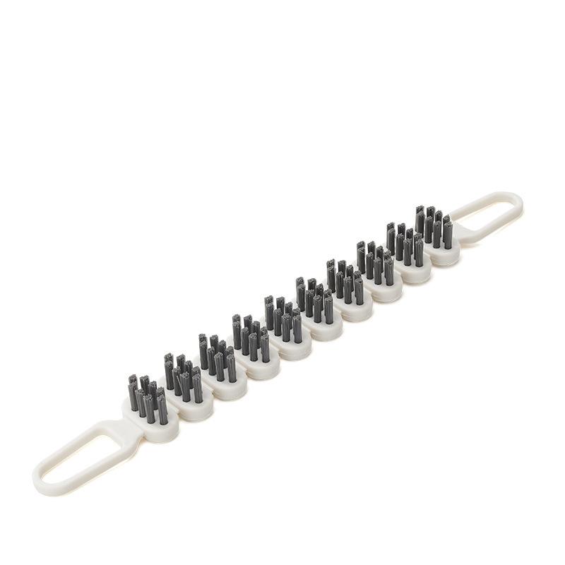   Flexible Cleaning Brush for Bathroom and Kitchen, Bendable Crevice Brush for Grout, Tiles, and Faucets    