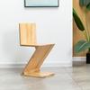Nordic Living Room Chair Home Dining Chair Vintage Solid Wood Chair Designer Irregular-shaped Accent Chairs for Living Room