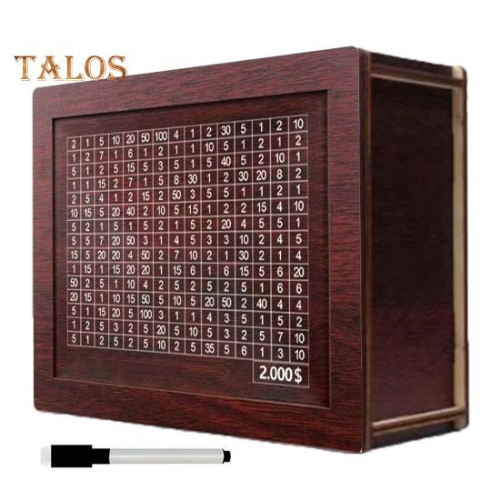 

Деревянная копилка для детей, подарок, накопительная коробка, накопитель денег со счетчиком, поощрение ежедневного сбережения, счетчик монет, копилка с денежной целью A