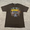Vintage 1997 Psycho-Realm Guns-N-Roses Shirt Large 21x30 Gas-Mask Gun