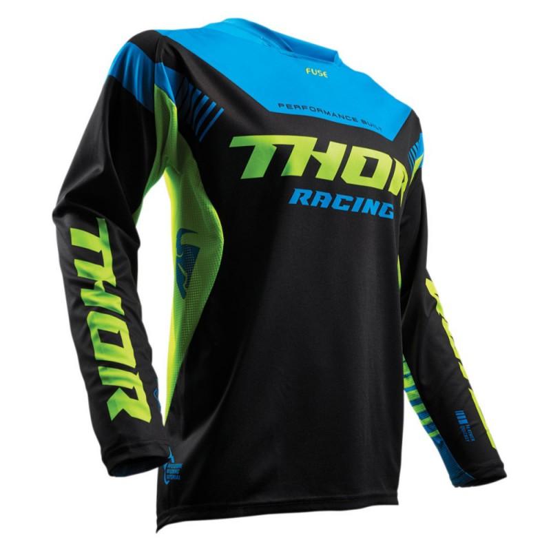 THOR Quick-Dry Long Sleeve Cycling Jersey Mountain Bike Trail Riding Outdoor Sports