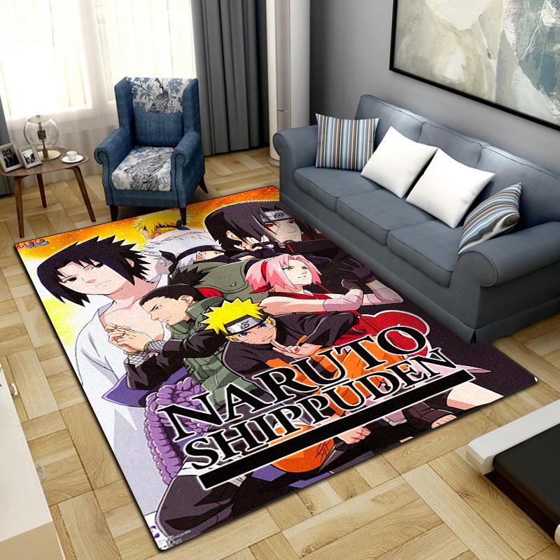 Anime-Naruto  Area Carpet for Living Room Bedroom Home Decor Cool Movie Mat Floor Mat -LXR67