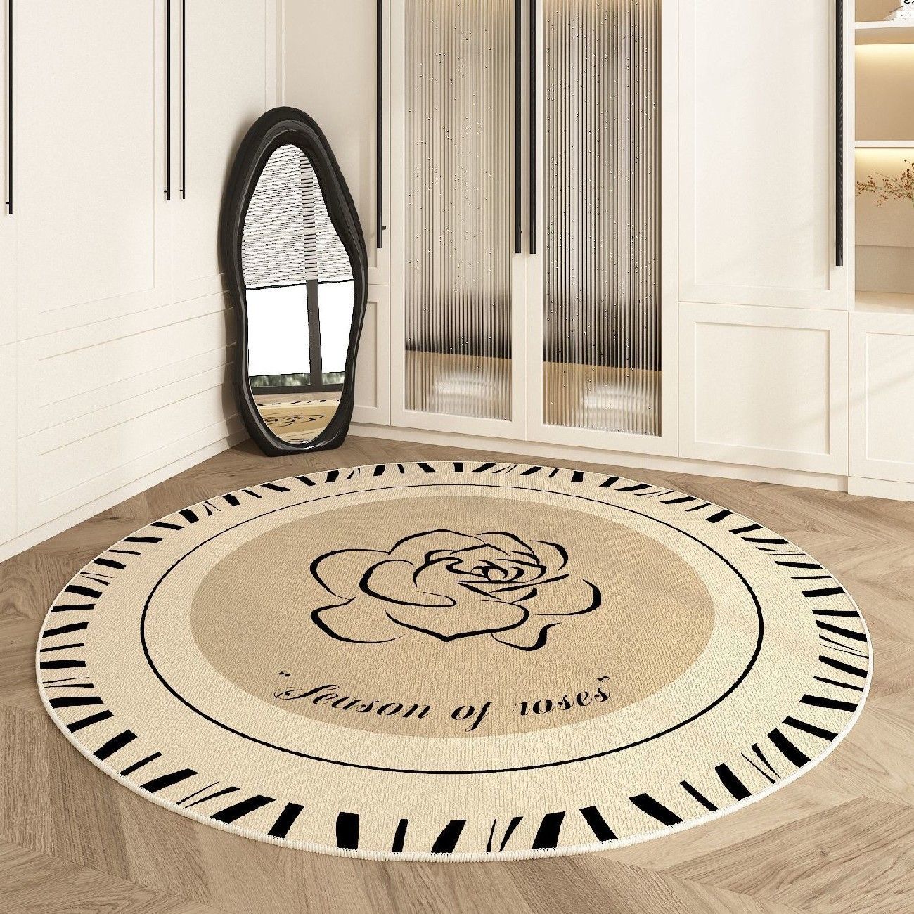 

French Carpet Winter Warmth Carpet Living Room Sofa Tea Table Non Slip Mat Home Decoration 60cmx60cm