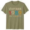 Vintage 1989 Aged To Perfection Unisexs T Shirt 37th Birthday Gift