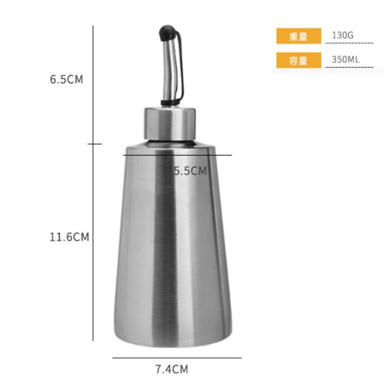 

YOMDID Нержавеющая сталь Масленка Бутылка для соевого соуса и уксуса Практичная Герметичная Пыленепроницаемая Емкость для приправ и сока Кухонные принадлежности