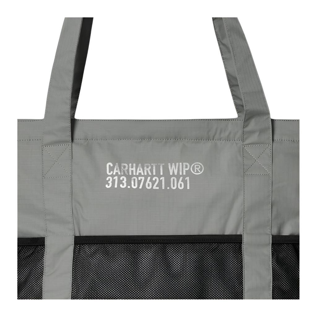 New Carhartt WIP Polyester Tote Bag, Shopping Bag, Handbag Regular Unisex Gray I034887-1X3-XX