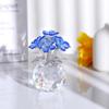 Ornalrist Blue K9 Crystal Forget Me Not Flowers Gifts for Women, Mom, Meaningful Remembrance Gifts, Birthday Gifts for Friend Sister, Glass