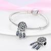 925 Sterling Silver Colorful Zircon Dreamcatcher Charms Beads Pendants FitFashion Original Bracelets DIY Jewelry Making