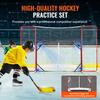 VEVOR Hockey Goal with Backstop and Targets Street Outdoor Steel Hockey Net 182.9 Cm