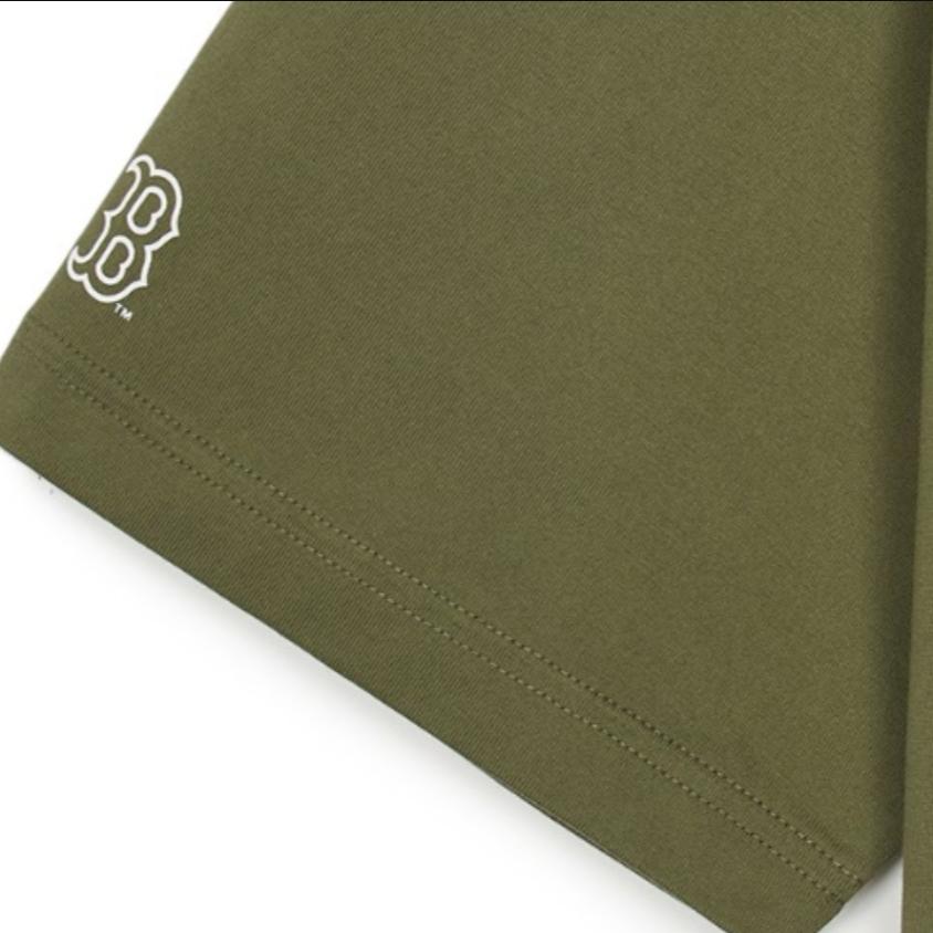 New MLB T Shirts Unisex Army Green 3ATSM0744-43KAP