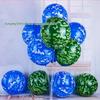 Camouflage Military Training Birthday Party Decor: Thickened Green & Blue Latex Balloons