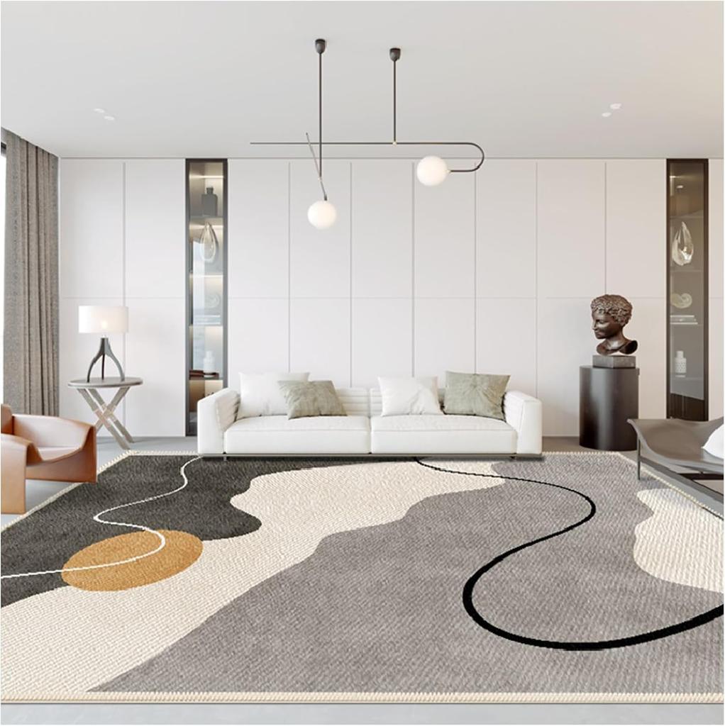 Nordic 160*230 Large Carpet Living Room Sofa Coffee Table Carpet Anti-Slip Modern Light Luxury Room Decoration Floor Mat