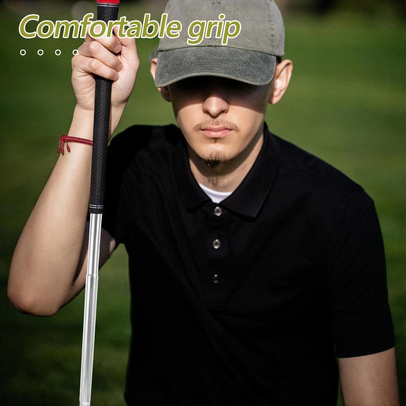 Golf Club Extension Rod Heavy-Duty Iron Shaft Extender Portable Compact Design Enhances Traction Accuracy Durability Golfing