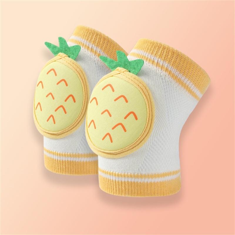 1 Pair User  Friendly Baby Knee Protective Sleeves Kneepads For Indoor Play Crawling Practice And First Step Safety