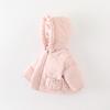 Toddler Girls' Fleece-Lined Winter Down Jacket 2025 - Thick, Warm White Duck Down Coat