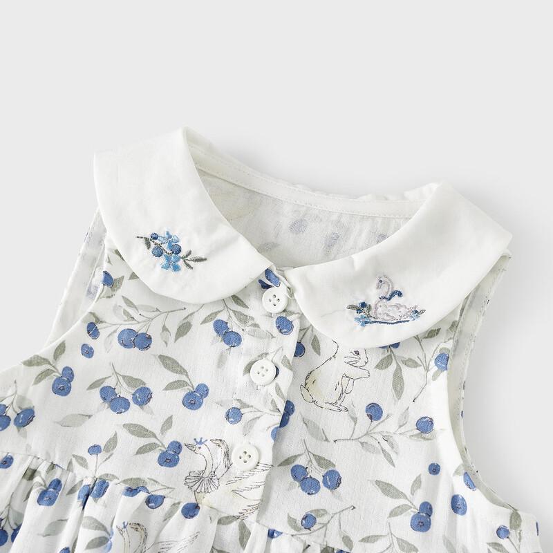 TONGTAI Baby Girl's Summer Sleeveless Polo Dress