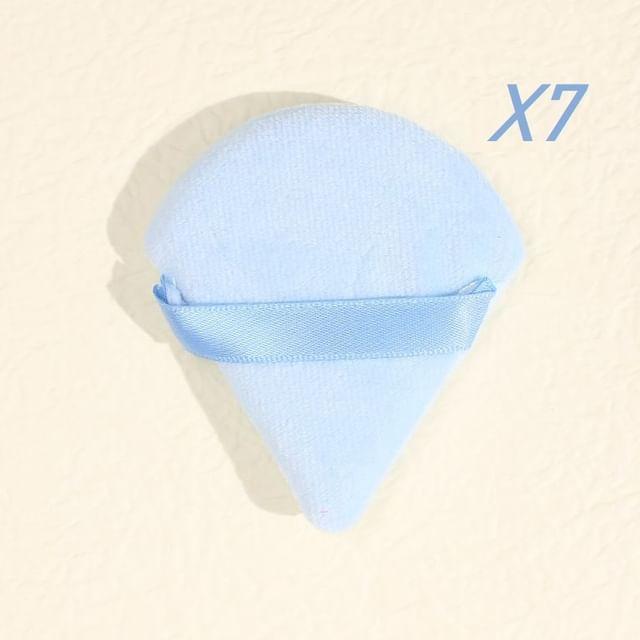 Miumi - Set Of 7: Pointed Powder Puff Light Blue