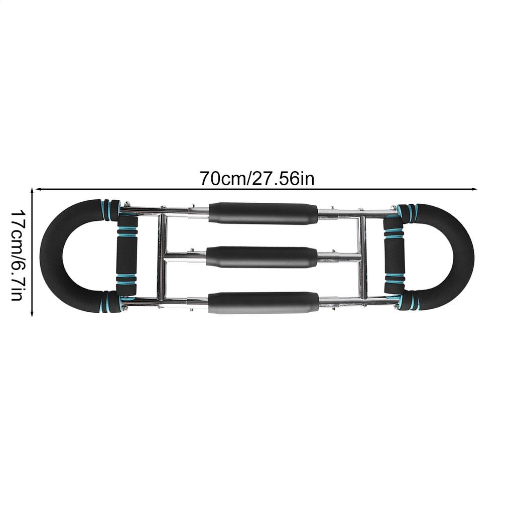 Adjustable U Shape Chest Expander Spring Arm Exerciser Home Gym Equipment Multifunctional Strength Training Safe Design