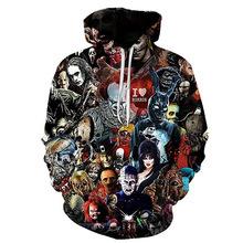 2025 Europe and the United States cross-border new products music note 3d digital printing loose casual hoodie sweater jacket
