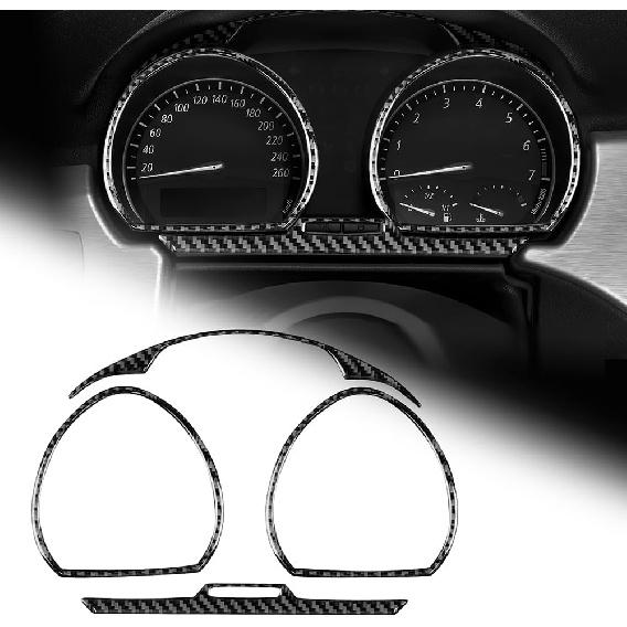 Carbon Fiber Steering Wheel Cover & Interior Trim for BMW Z4 E85 E86 (2003-2008) – Black Accessory