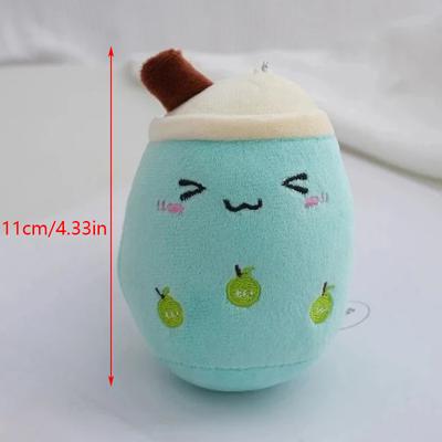11Cm Bubble Tea Cup Plush Toy Keychain Kawaii Action Figures Cartoon Doll Keyring Bag Car Pendant Stuffed Toy Hanging Pendant