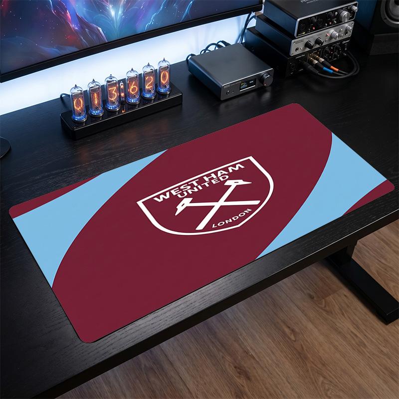 Tappetino per Mouse Grande Stampa West Ham United Football, Tappetino Esteso Antiscivolo per Scrivania da Gioco per Ufficio Casa