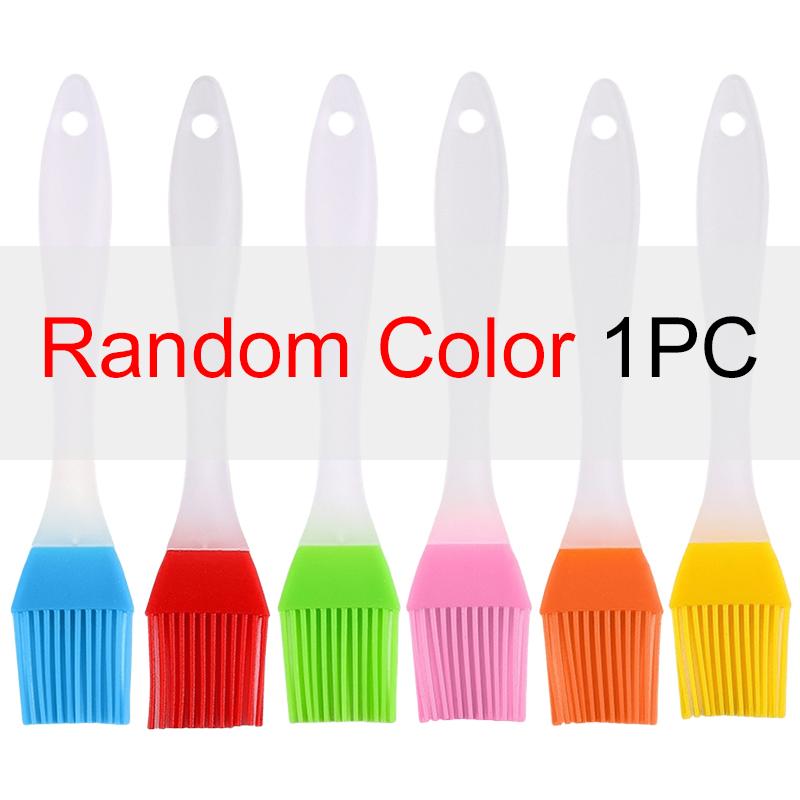 

1/3/6/12PCS Multiple Colors Oil Brush Removable Handle Baking Cooking Barbecue Oil Brush Easy to Clean Useful Kitchen Gadget ZYF