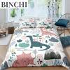 Home Living Luxury 3D Dinosaur Bedding Set Duvet Cover Set Pillowcase Kids Bedding Set Queen and King EUUSAUUK Size