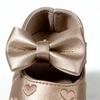 Baby Girls Indoor First Walker Shoes 0-18 Months Soft Cotton Sole Non-Slip Bowknot Embroidery Hook & Loop Booties