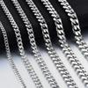 New Style Stainless Steel Cuban Chain Gold Black Color Fashion Hip Hop Men And Women Necklace Jewelry