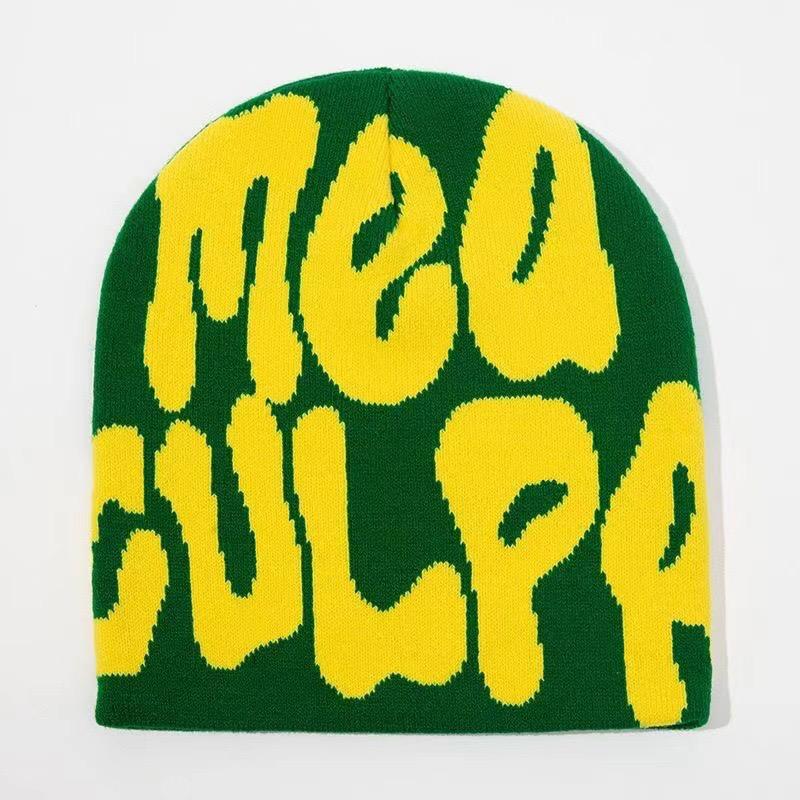 High Quality Head Wear Skull Caps for Men Women Patch Logo Soft Ski Knit Thick Skull Cap Winter Hats Warm Cuffed Beanie