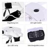 Magnifying Glass Lens LED Light Lamp Visor Head Jeweler Headband Magnifier
