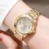 Fashion Ladies Watch With Quartz Movement And Metal Band For Casual Wear
