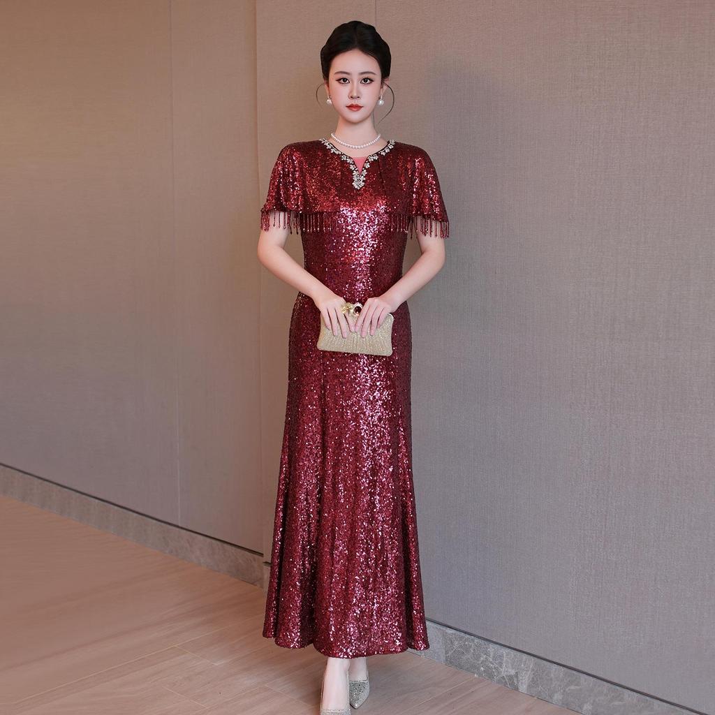 2026 Elegant Off-Shoulder Mermaid Wedding Dress for Mothers