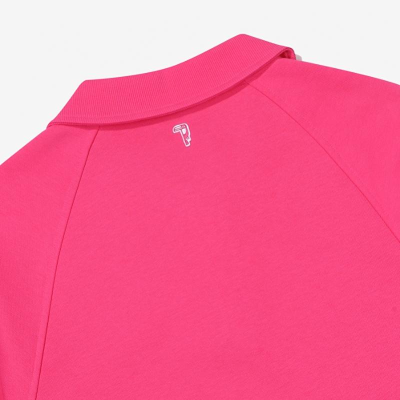 BBC EARTH Women S Half Zip Crop  Pink 
