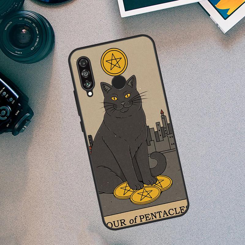 Katzen Tarot Hexerei Für Huawei Nova 7i 8i 11i 12i 9 10 SE 11 Pro Y60 Y70 Y90 Y61 Y91 Y72 Y73 P40 P30 Lite Hülle