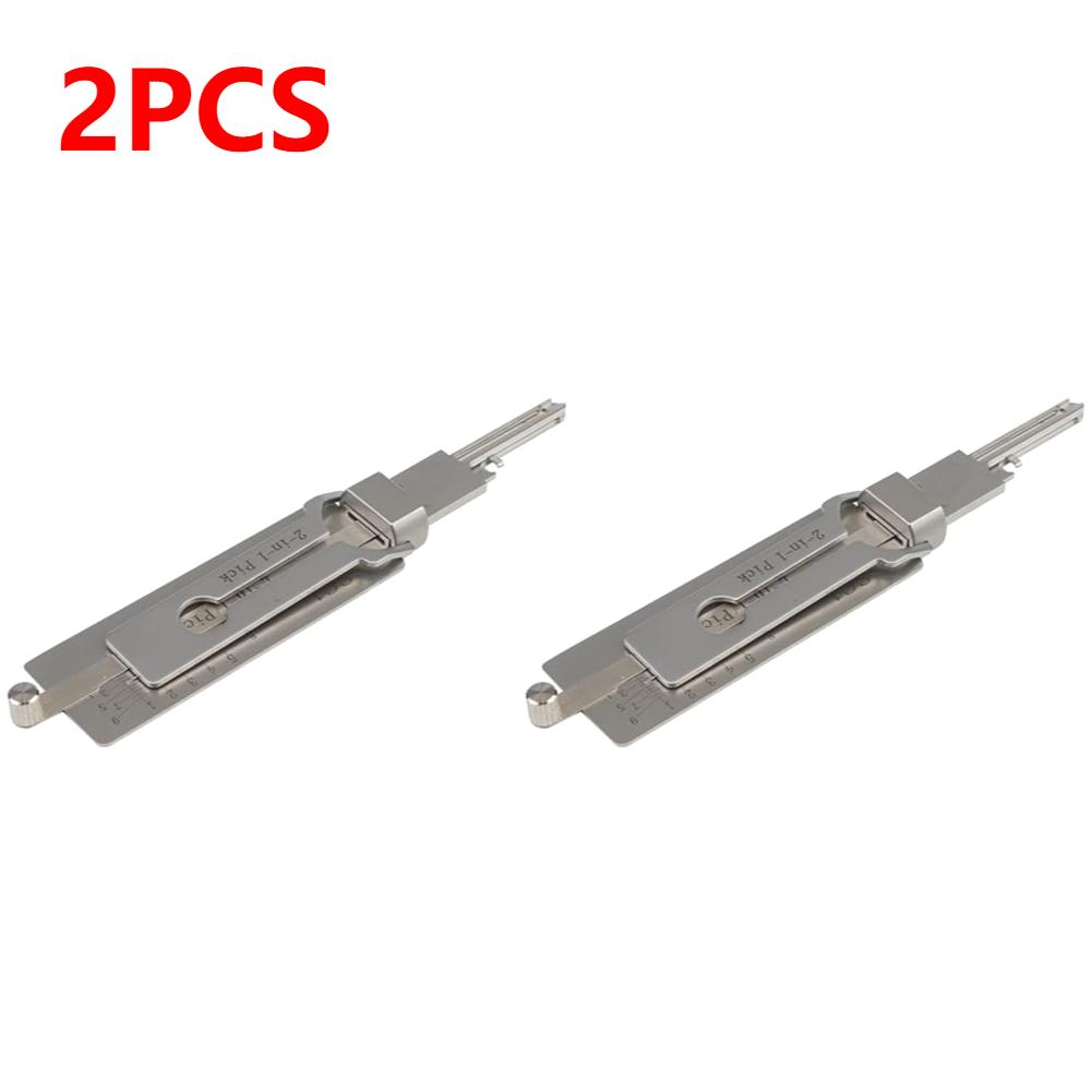 1-10PCS Keys Decoder Hook Tool O-ring Pickup Kit 2 In 1 Precision Hook & Pick Set Lock Decoder Stainless Steel Precision Tools