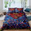 Customizable Superman Childhood Bedding Sets, Including One Duvet Cover and Two Pillowcases, Perfect for Home Decor and a Wonder
