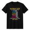 Unisex Christian Faith Quote Graphic Cotton Crewneck Tee, Inspirational Religiou