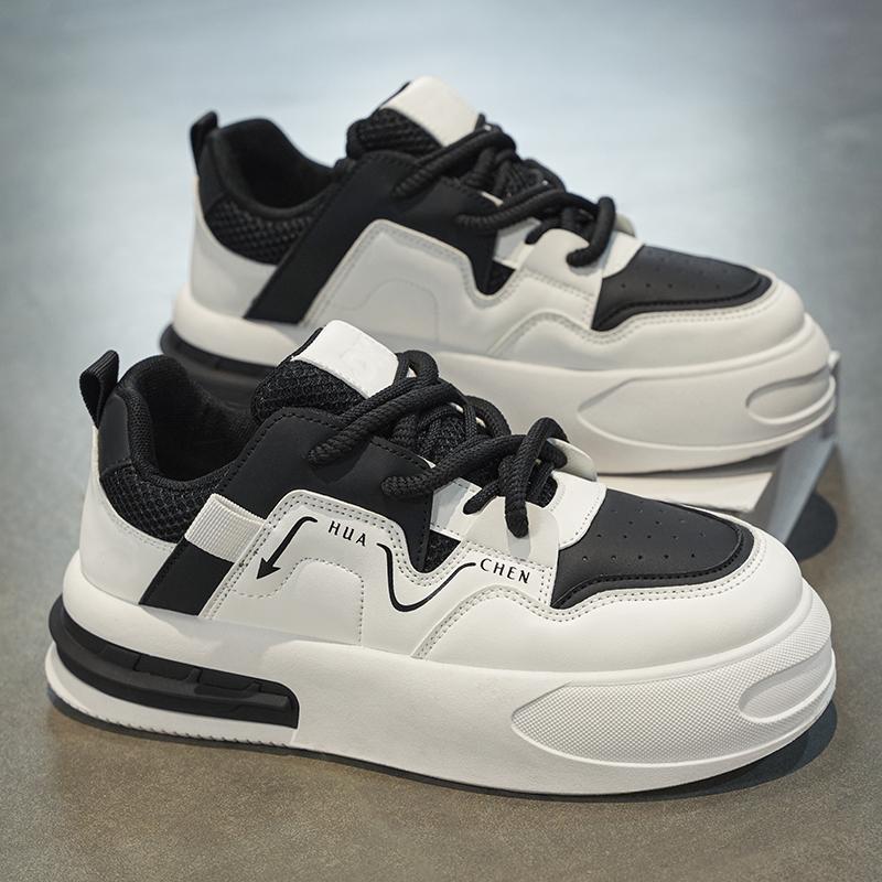 

Модные белые мужские кроссовки уличный стиль вулканизированная обувь для мужчин панк мужские кроссовки обувь на платформе мужская обувь для ходьбы 44 черный белый