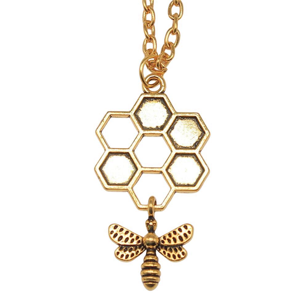 Openwork Dragonfly Pendant antique Gold color Necklace Insect Jewelry 45cm or 70cm long chain