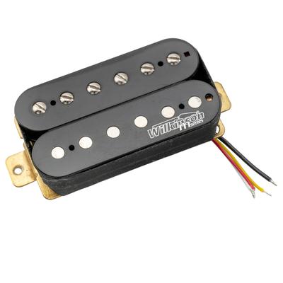 Wilkinson WOHHB Keramik Überwickelt Offener Humbucker Tonabnehmer für E-Gitarre Schwarz Hals,