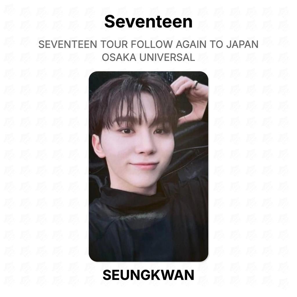 Seventeen TOUR FOLLOW AGAIN TO JAPAN OSAKA UNIVERSAL Official Photocard
