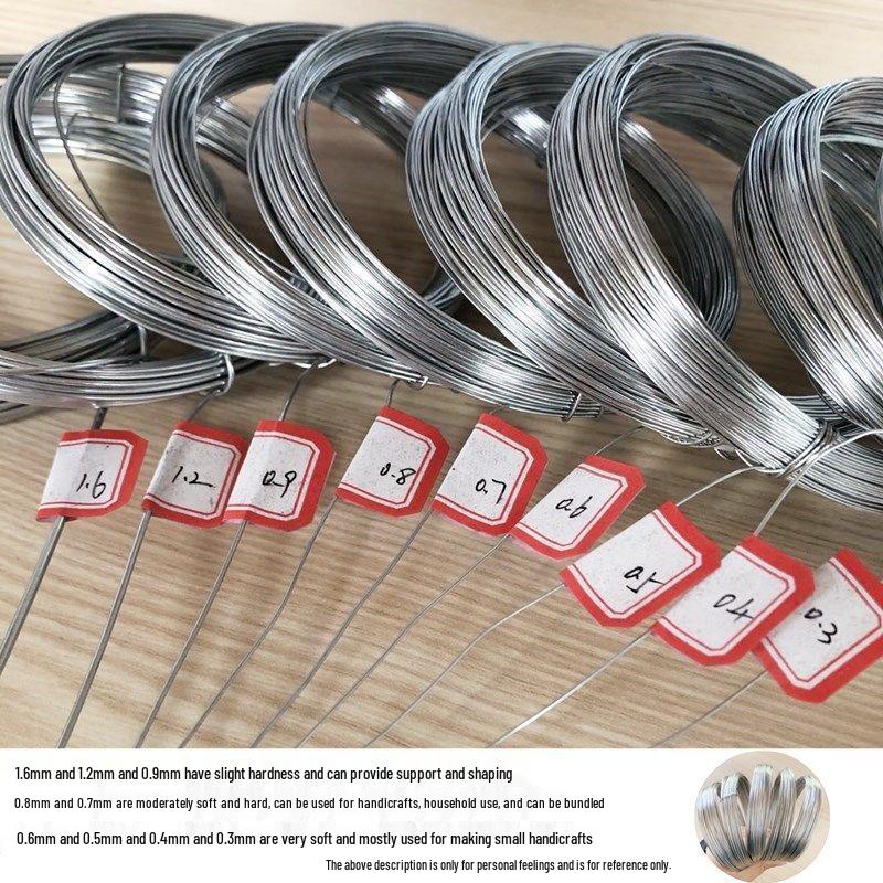 Iron Wire Handmade Silk Thread for Floral Art & Soft Clay Sculpture - DIY Binding Wire for Flowers