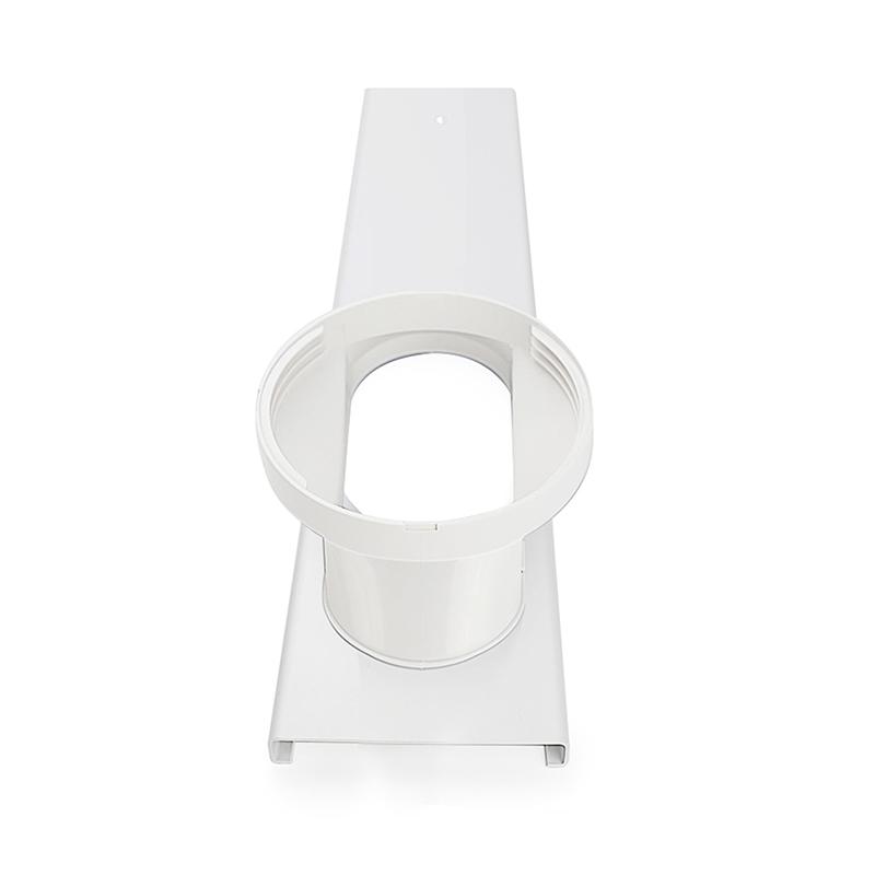 Air Conditioner Window Vent Kit 43-140Cm Flat Mouth Ac Exhaust Hose Coupler Adjustable Window Seal Universal Duct Extension Pipe