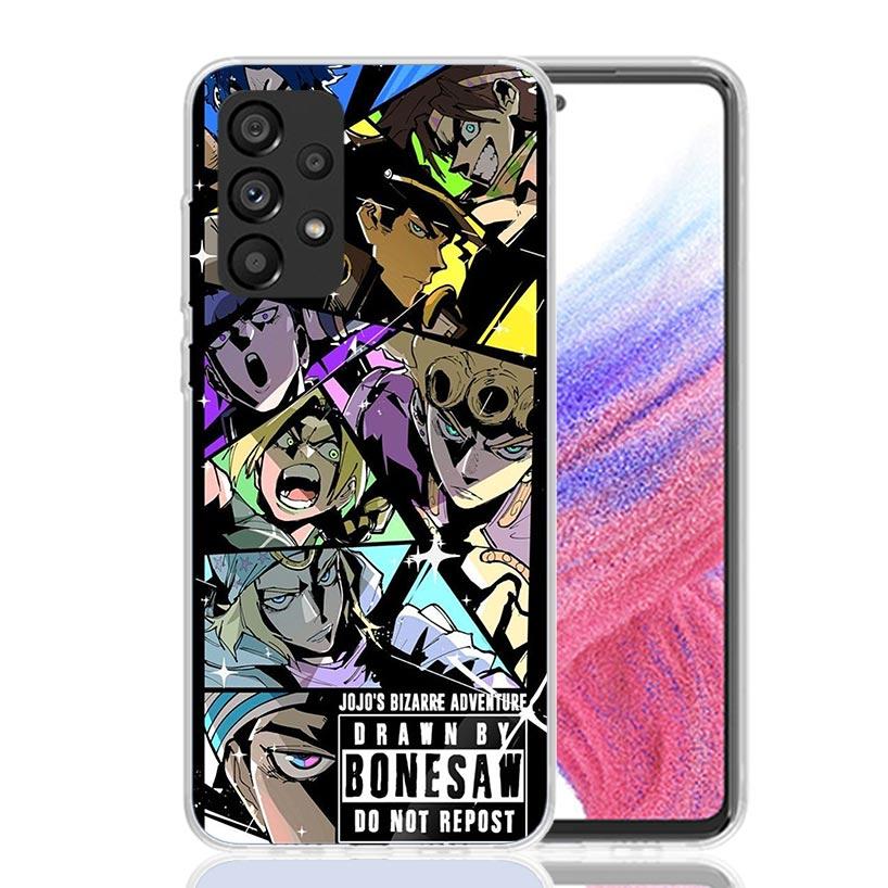 Anime JoJo Bizarre Adventure Case Phone Cover for Samsung Galaxy A17 A16 A15 A14 A13 A56 A55 A54 A53 A36 A35 A34 A33 A26 A25 A24