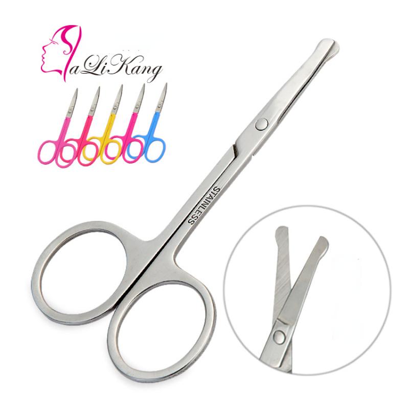 Professional Stainless Steel Scissors for Eyebrows, Nose Hair, and Sewing