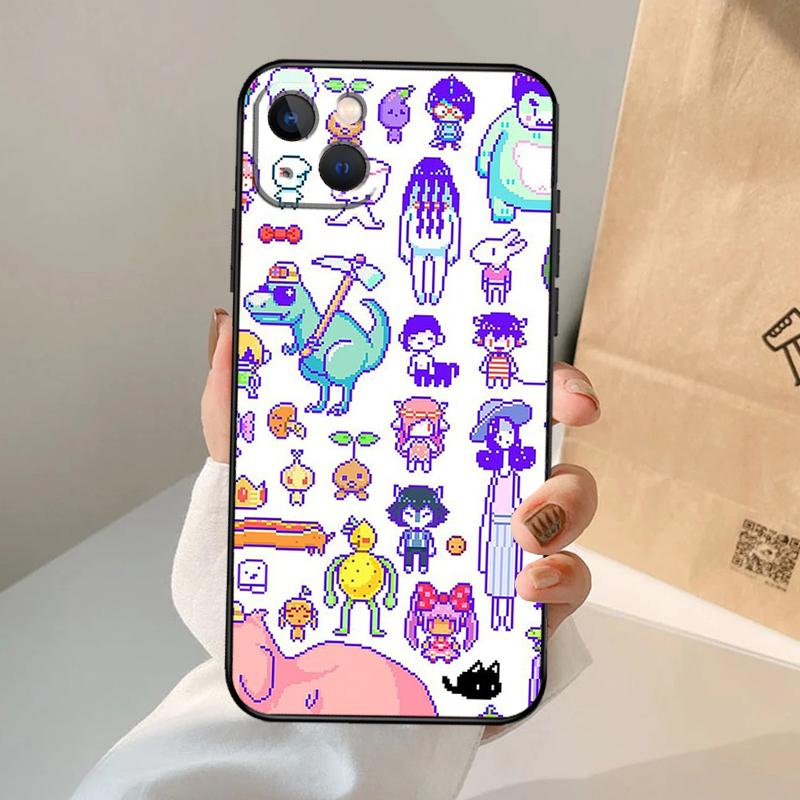 Omori Case Cover For iPhone 16 15 14 12 Pro Max 11 13 Pro Max X XR XS MAX Plus 12 Mini Coque