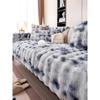 Winter Thick Sofa Towel Warm Rabbit Plush Can Cover Seat Cover Cover Backrest Armrest All-Inclusive Cover Cloth Blanket